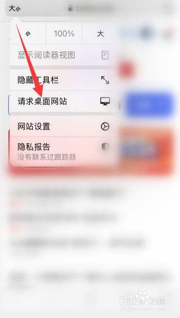 关于苹果手机自带浏览器怎样设置电脑版的信息